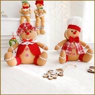 Gingerbread man Cute Plush Doll Christmas Home Pillow Decoration plushie