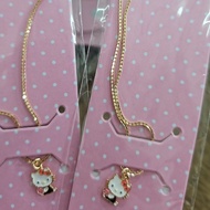 Kalung anak batita balita sanrio ubs hello kitty emas asli 375 pink
