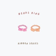 Beaded Ring | Ring | Korean ring | Ring | Cute ring | Custom custom | Custom ring | Ribbon series