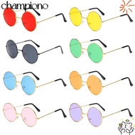 CHAMPIONO Round Sunglasses Fashion Hippie Party Circle Glasses