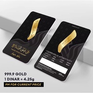 (‼️BACA DETAILS TRANSFER BANK ACC) Original Emas Alif Satar Gold Bar Limited Edition (1Dinar = 4.25g
