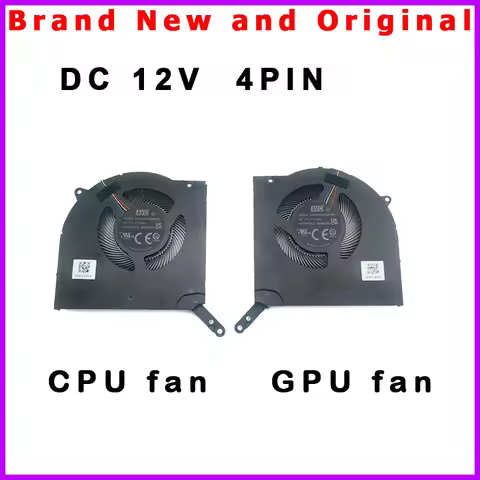 New Laptop CPU GPU Cooling Fan for Lenovo Legion 5 Pro 16ARH7H 82RF for Legion 5 Pro 16IAH7H 82RE 5H
