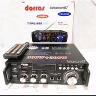 PAKET AMPLIFIER+MIC Power Amplifier 600 Watt Ampli Bluetooth Bt-298a Amplifier Power Speaker Full Su