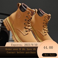 Safety Shoes Men's British Construction Site Wear Resistance Construction Work Dr. Martens Boots Workwear Waterproof N