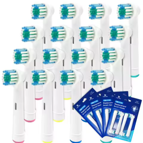 Toothbrush Head Compatible with Oral b Braun Electric Toothbrush, Precision Replacement Brush Heads 