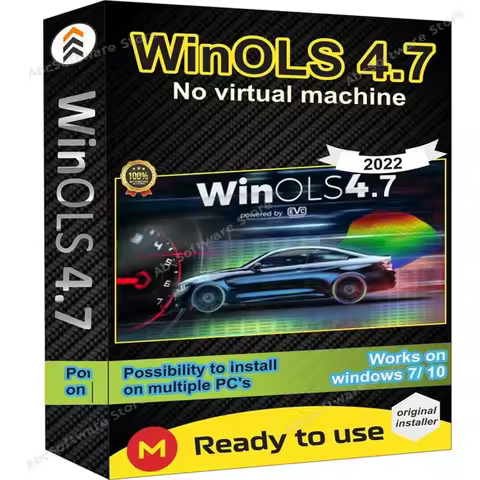 Winols 4.7 Full Activated Working on Windows 7 10 No Need Vmware Multi-language +2021 Damos +ECM TIT