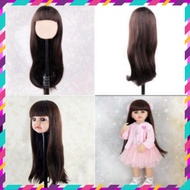 [Multiple Models] Heat Resistant Hair Accessories 34 cm Long For REBORN Dolls 55 cm = 22 inches
