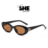 Youthful Style Round Oval Metal Sunglasses - R03