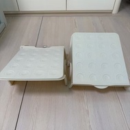 白色鞋子收納架2個