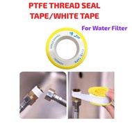 PTFE THREAD SEAL TAPE/ WHITE TAPE FOR WATER FLITER/PLUMBER (12MM×0.075MM)