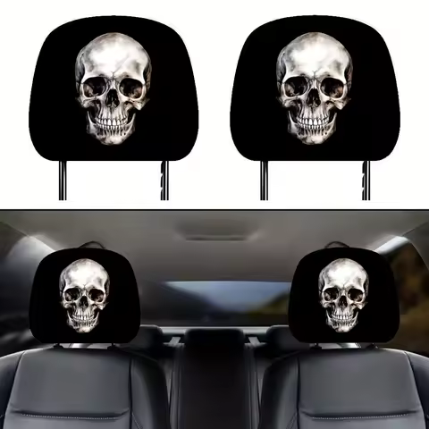 Car seat cushion headrest cover, black single-sided synthetic fiber in different styles, mature and 