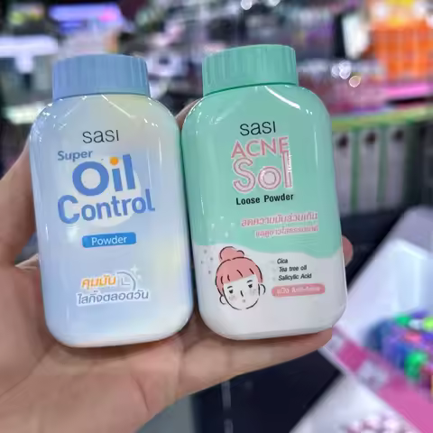Thailand 711 SASI Mineral Face Powder Oil Control Translucent Setting Powder High Coverage For Women