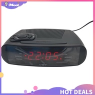 MEE Alarm Clock Radio with AM/FM Digital LED Display with Snooze, Battery Backup Function