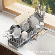 TP-8 304Stainless Steel Dish Rack Wholesale Kitchen Storage Rack Dish Drainer Dish Rack Table Top Ta