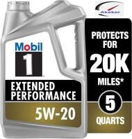 Mobil 1 Extended Performance Full Synthetic Motor Oil 5W-20 5 QT