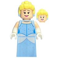 Original Lego Disney Princess - Cinderella (Bright Light Blue Dress, White Gloves) 43222 Minifigure 