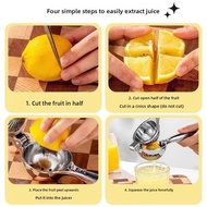 Lemon Squeezer 304 Stainless Steel Manual Juicer Household Fruit New Kitchen Juicer Tool A0j7