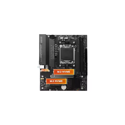 HUANANZHI B650M-B Pro AM5 M-ATX Motherboard with 2*DDR5 96GB 6800MHz RAM PCIe 4.0 X16 SATA3.0 ARGB S