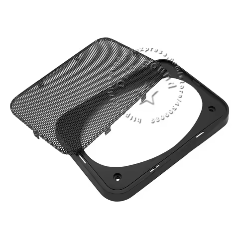 For 4"x6" Inch Rectangular Speaker Conversion Net Cover Car Home Audio Decorative Circle Metal Mesh 