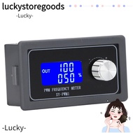 LUCKYSTOREGOODS Frequency Generator, DC 3.3V-30V LCD Display PWM Signal Generator, Stable Adjustable
