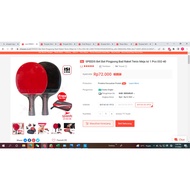 SPEEDS Bet Table Tennis Table Tennis Racket Bad Bed Table Tennis Pingpong Racket Bet Pingpong 032-50