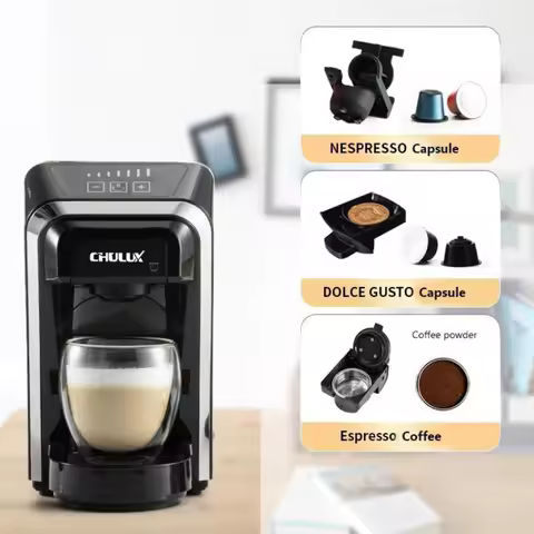 Capsule Coffee Machine Home Office Espresso Coffee Maker DG NESPRESSO Capsule Coffee Maker