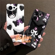 [GCR617] Fashion flexible case Oppo Reno 13F 5G 2025 Latest cool aesthetic kuromi motif - case - lux