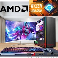 DIY AMD RYZEN 9 7 5 5900X 5700X 8500G RTX4070 RTX4060 RTX3050 PUBG GENSHI GTAV COD LOL CSGO FIFA DOTA GAMING PC Desktop