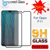 2Pcs 9H Full Cover Tempered Glass Oppo A16 F11 F9 F7 F5 F1S Pro Youth Screen Protector Oppo F 11 9 7 5 1S 11pro 9pro 5youth
