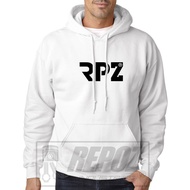 rpz white zipper jacket men / all size / s m l xl xxl xxxl / casual guys / fleece