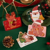 Cute Christmas Greeting Card Santa Claus Gift Cards Christmas Blessing Message Card Gift Supplies