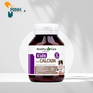 Canxi Sữa Bổ Sung Canxi và Vitamin D3 Cho Bé Healthy Care Milk Calcium 60 viên - Úc