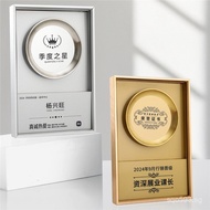 Medal Honor Franchise Agent High-end Metal Round Advertising Sign New Plaque Sign Dealer Authorizati