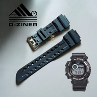 D-Ziner DZ-8178 Watch Strap D-Ziner DZ8178 Rubber Watch Strap