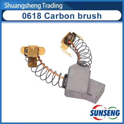2PCS Power Tool Carbon Brush for CJ0618 Mini Lathe 400W 550W Brushed Electric Motor Spare Replacemen
