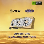 MSI GeForce RTX 5070 12G World of Warcraft MIDNIGHT LIGHT EDITION OC 192bit 6144CC DX12 NVIDIA DLSS 