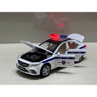 Mercedes C260L-CSGT 1:32 metal Police car decoration model (XPMER32C260)