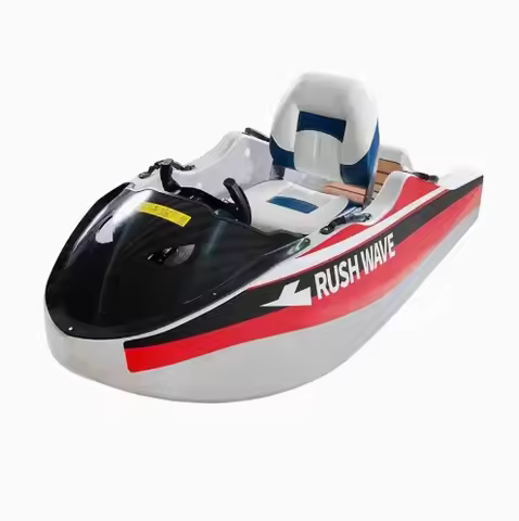 GLOBAL TRADING RUSH WAVE Outdoor Camping Entertainment Leisure Electric Mini sping Jet Electric Boat