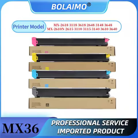 4PCS MX36 Toner Cartridge For Sharp MX-2610N 2615 3110 3115 3140 3610 3640 High Quality Compatible J