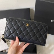 🈶️購證❤️ 香奈兒 #錢包 #黑金 #羊皮 #長夾