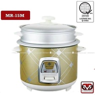 Micromatic MR-15M 2.2L Metallic Body Conventional Rice Cooker (15 Cups)