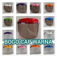 Topi Motor VISOR BOGO Cap Warna Smoke Clear Colour MS88 MHR SGV - Motorcycle, Accessories