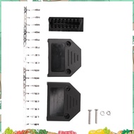 OBD2 OBD II 16 pin connector socket Diagnostic Tool Adapter OBD connector + Enclosures + Terminal + 