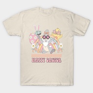 T-Shirtnew23   -Easter -Day 复活节  2025HappyEasterGroovy 2U6R