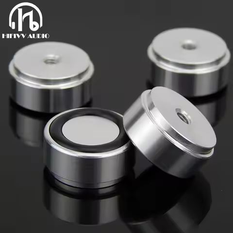 Aluminum feet pads for HIFI audio amplifier Speaker Chassis buffer Absorption Damping Aluminum feet 