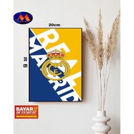 REAL MADRID THEME WALL DECORATIONS REAL MADRID WOODEN POSTERS/WALLDECOR REAL MADRID POSTERS