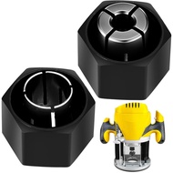 2 Pcs Kit Pengganti Collet Router 1/4" dan 1/2" Serasi dengan Dewalt Dw621 Dw616 Dw618 Dw622 Dw626 d