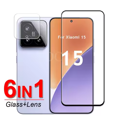 For Xiaomi 15 Glass Xiaomi 15 Tempered Glass Full Glue Screen Camera Lens Protector Film Xiaomi 15 G