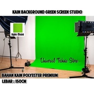 Zoom Green Screen Background Fabric / Chromokey Polyester Backdrop 650D