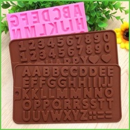 DIY Alphabet Number Mold (6 in 1) Silicone Candle Mould ABC 数字 蜡烛模具